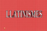 Llatinismes III