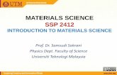 Utm intro to materials science