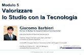 Giacomo Barbieri - Modulo 5 - Valorizzare lo studio con la tecnologia