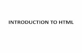 Lecture 2  introduction to html