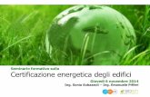 Certificazione energetica - MODULO 2: quadro legislativo e normativo per la Regione Emilia-Romagna, DAL 156/08 e ss.mm.ii., Requisiti minimi, Attestato di Prestazione Energetica APE