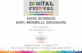 Ciro Cattuto - Data Science: dati, modelli, decisioni - Digital for Business