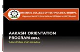 Aakash tablet orientation prog for High school students