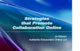 Strategies that Promote Collaboration Online