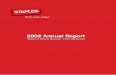 staples Annual Report 2002