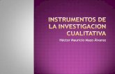 Instrumentos de la investigacion cualitativa