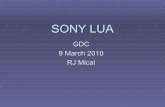 Sony Lua - RJ Mical (SCEA)