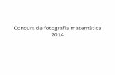 Participants Concurs de fotografia matemàtica 2014