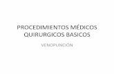 Procedimientos  médicos quirúrgicos básicos   venopunción -soluciones y sueros