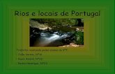 Trabalho dos rios e locais de portugal