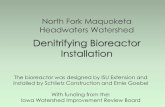 North Fork Maquoketa Denitrifying Bioreactor Installation