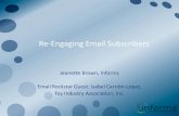 Re-Engaging Email Subscribers
