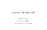 Estudio de Hábitos Alimentarios - SIAO - 2014