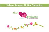 Salwar kameez online shopping - Anviboutique.com