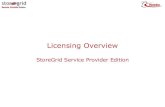 Vembu StoreGrid SP Edition Licensing Overview