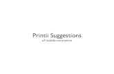 Printii proposal for Convenient Store