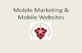 Mobile Websites and Mobile Marketing - 2013 Texas Wine and Grape Growers Association