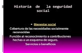 Historia  de   la seguridad social