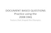 2008 dbq practice2  olympics