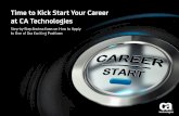 Time to Kick Start Your Career at CA Technologies