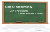 Class xii accountancy - Partnership