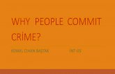 Why people commit crime