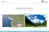 Green Mountain: Setting the Green Standard
