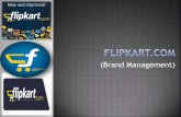 Brand Management on Brand Flipkart