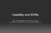 Usability and EHRs