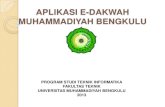 Aplikasi e dakwah muhammadiyah bengkulu