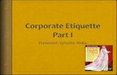 Webster t and d business etiquette presentation