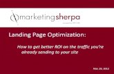 Webtrends/Marketing Sherpa Webinar