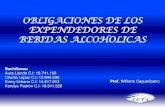 Deberes Formales de los Expendedores de Bebidas Alcoholicas en el municipio Simon Bolivar EDO Anzoategui