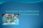 Funciones de la enfermera instrumentista