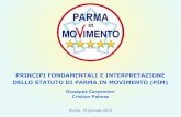 Principi fondamentali e interpretazione dello statuto di Parma in Movimento