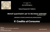 Il Credito al Consumo in Italia