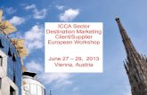ICCA Sector Destination Marketing Client/Supplier European Workshop #ICCA12 SUNDAY 21/10/2012