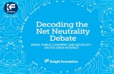 Decoding the Net Neutrality Debate