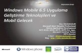 Windows Mobile65 Ve Mobil Gelecek Yg