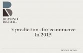 Ecommerce trends in 2015 - What to expect