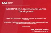 Webinar EAE: International Career Development