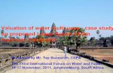Valuation of water multi-uses—case study on proposed Lower Sesan II Dam reservoir, Cambodia