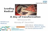 Full slide deck for Minicourse M5 "Leading radical change a day of transformation"
