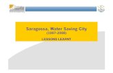 Saragossa Water Saving City 1997 2008