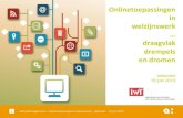Draagvlak, drempels, dromen onlinehulp in Vlaams welzijnswerk- 19 juni 2013