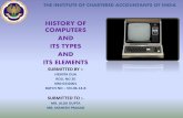Early computers, history , and its types (The institute of chartered accountants of india)