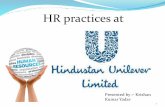 Human resource policy of hul
