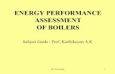 Energy performance assessment of boilers