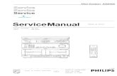 Manual serviço Philips as9400 as405