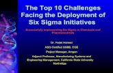 The Top 10 Challenges Facing the Deployment of Six Sigma Initiatives